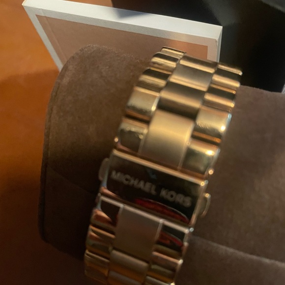 Michael Kors Rose Gold Chronograph Watch - Picture 5 of 7